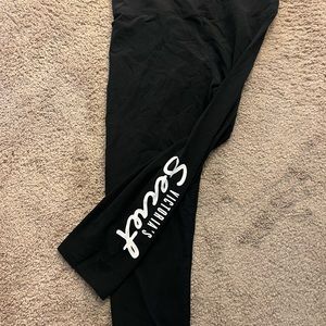 VICTORIA'S SECRET Cropped Yoga Foldover Leggings
